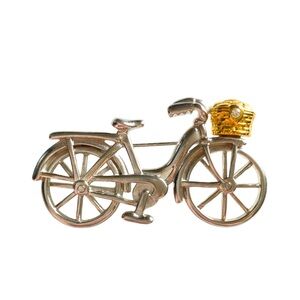 Vintage Bicycle Brooch Pin